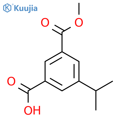 3-(Methoxycarbonyl)-5-(propan-2-yl)benzoic acid structure