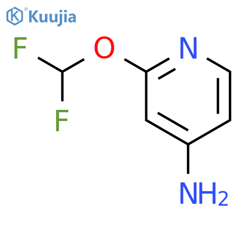 2-(Difluoromethoxy)pyridin-4-amine structure