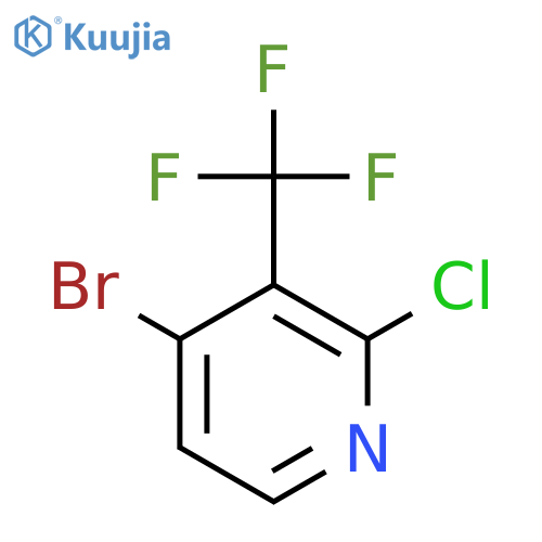 4-bromo-2-chloro-3-(trifluoromethyl)pyridine structure