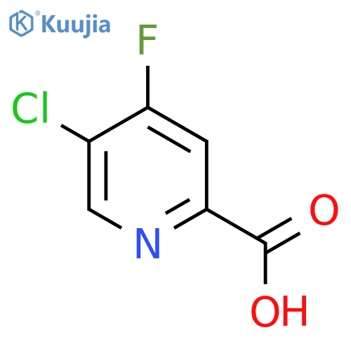 5-Chloro-4-fluoropicolinic acid structure