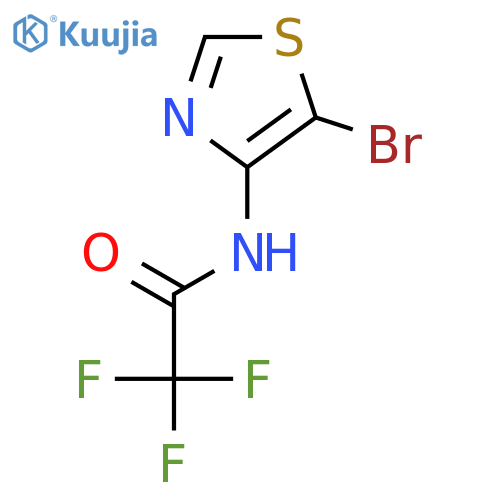 N-(5-Bromothiazol-4-yl)-2,2,2-trifluoroacetamide structure