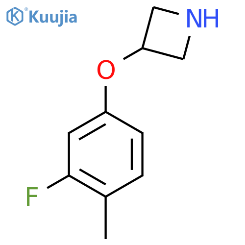 3-(3-fluoro-4-methylphenoxy)azetidine structure