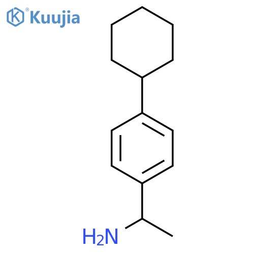 (1R)-1-(4-cyclohexylphenyl)ethan-1-amine structure