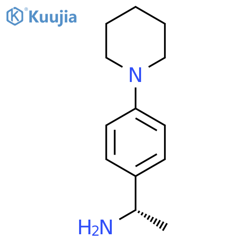 (1S)-1-[4-(Piperidin-1-yl)phenyl]ethan-1-amine structure