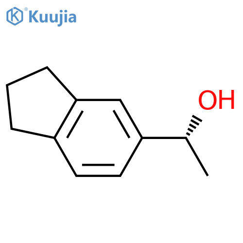 (1R)-1-(2,3-dihydro-1H-inden-5-yl)ethan-1-ol structure