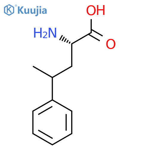 (S)-2-Amino-4-phenyl-pentanoic acid structure