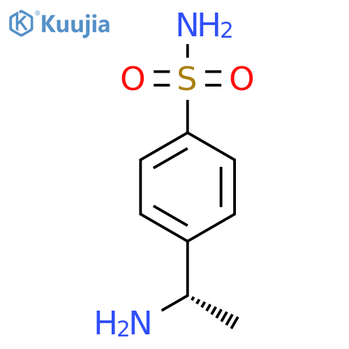 4-(1S)-1-aminoethylbenzene-1-sulfonamide structure