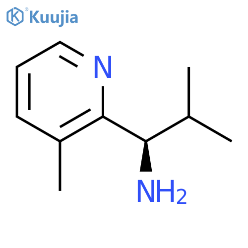 (1R)-2-METHYL-1-(3-METHYL(2-PYRIDYL))PROPYLAMINE structure