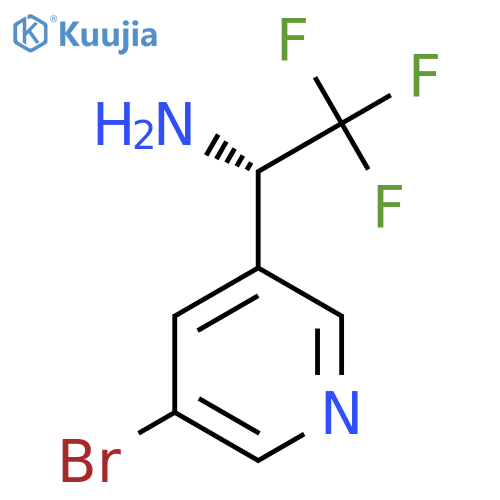 (S)-1-(5-BROMOPYRIDIN-3-YL)-2,2,2-TRIFLUOROETHAN-1-AMINE structure