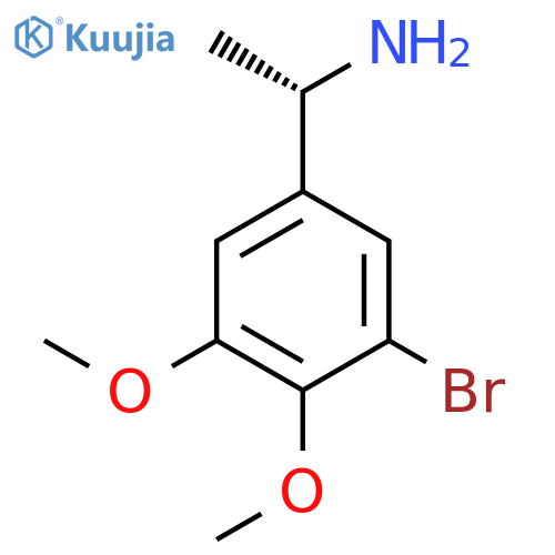 (1S)-1-(3-bromo-4,5-dimethoxyphenyl)ethan-1-amine structure