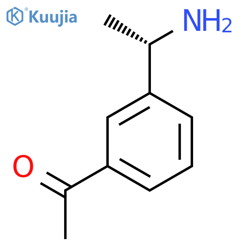1-{3-(1S)-1-aminoethylphenyl}ethan-1-one structure