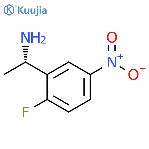 (1S)-1-(2-fluoro-5-nitrophenyl)ethan-1-amine structure