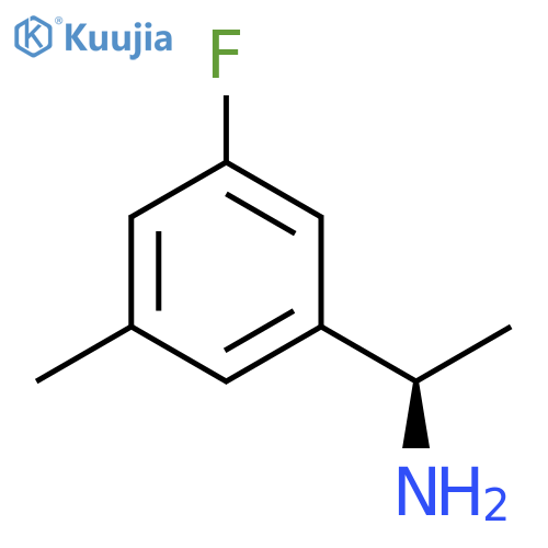 (1R)-1-(3-fluoro-5-methyl-phenyl)ethanamine structure