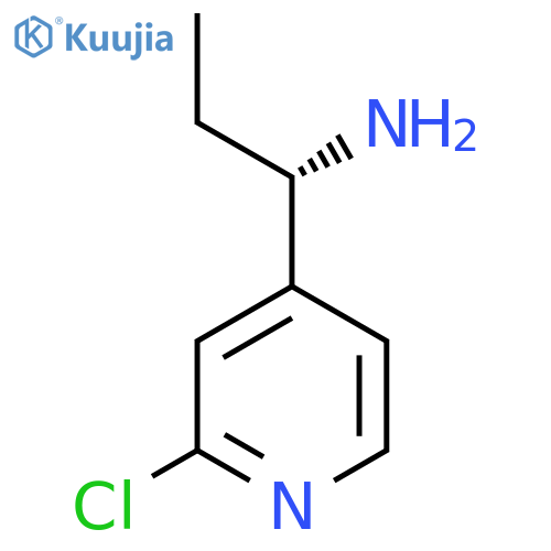 (S)-1-(2-Chloro-pyridin-4-YL)-propylamine structure