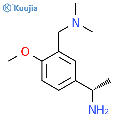 (1S)-1-{3-(dimethylamino)methyl-4-methoxyphenyl}ethan-1-amine structure