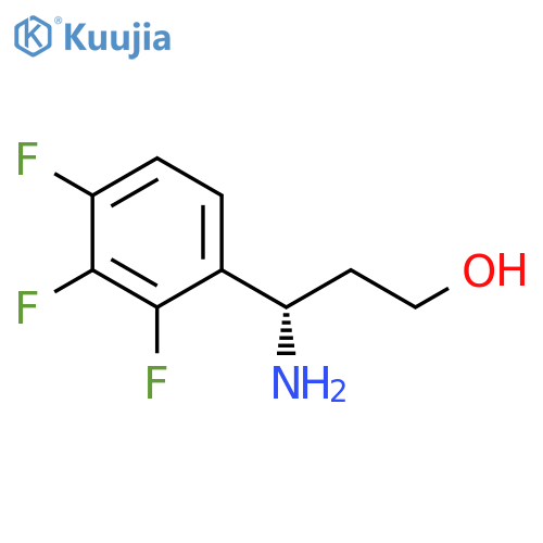 (3S)-3-AMINO-3-(2,3,4-TRIFLUOROPHENYL)PROPAN-1-OL structure