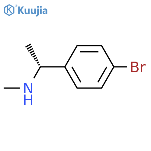 (1R)-1-(4-bromophenyl)ethyl(methyl)amine structure