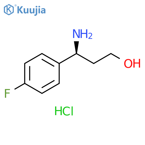 (3s)-3-amino-3-(4-fluorophenyl)propan-1-ol structure