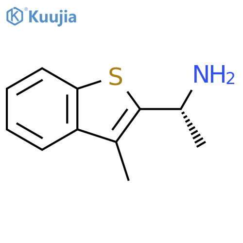 (1R)-1-(3-methyl-1-benzothiophen-2-yl)ethan-1-amine structure