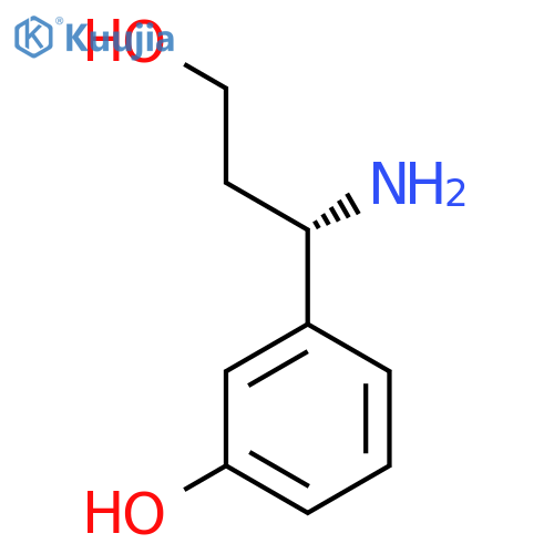 (s)-3-(1-Amino-3-hydroxypropyl)phenol structure