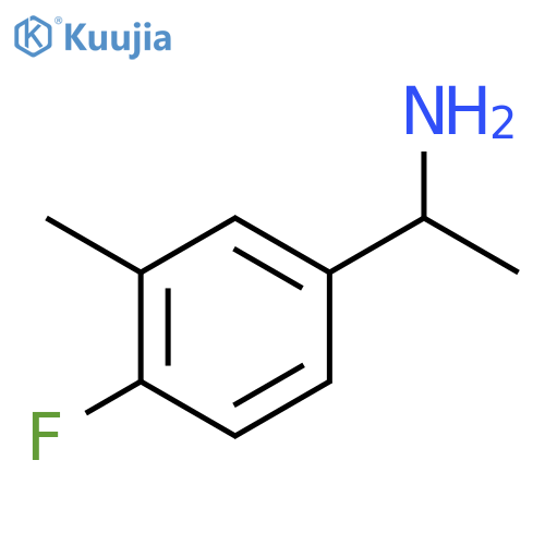 (1S)-1-(4-fluoro-3-methylphenyl)ethan-1-amine structure
