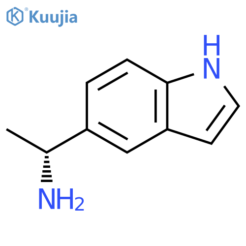 (1R)-1-(1H-indol-5-yl)ethan-1-amine structure