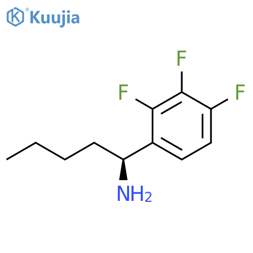 (1S)-1-(2,3,4-TRIFLUOROPHENYL)PENTYLAMINE structure