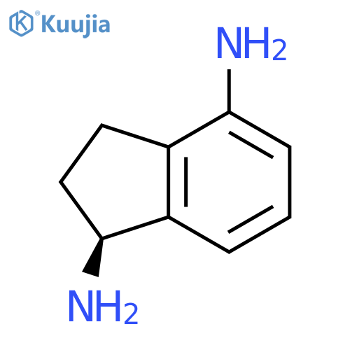 1H-Indene-1,4-diamine, 2,3-dihydro-, (1S)- structure
