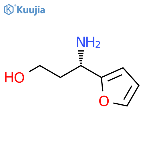 (3S)-3-amino-3-(furan-2-yl)propan-1-ol structure