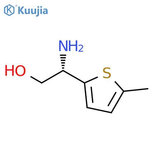 (2S)-2-amino-2-(5-methylthiophen-2-yl)ethan-1-ol structure