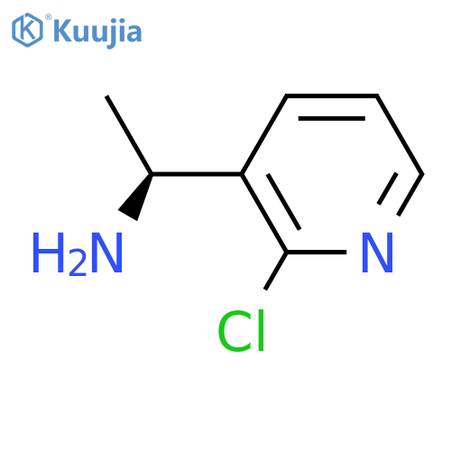 (1S)-1-(2-chloropyridin-3-yl)ethan-1-amine structure