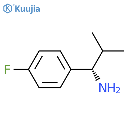 (1S)-1-(4-FLUOROPHENYL)-2-METHYLPROPYLAMINE structure