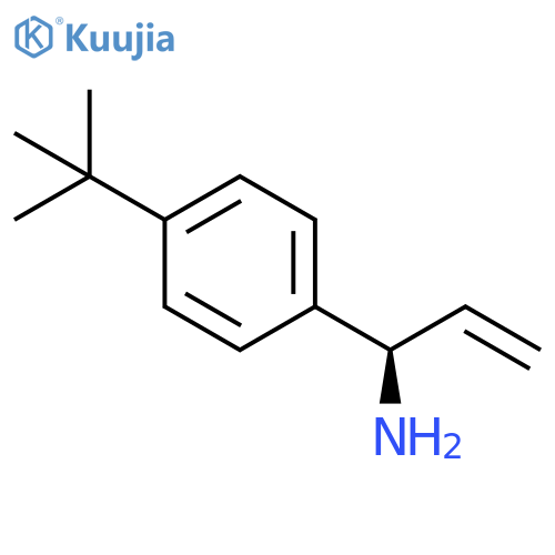 (1R)-1-[4-(TERT-BUTYL)PHENYL]PROP-2-ENYLAMINE structure