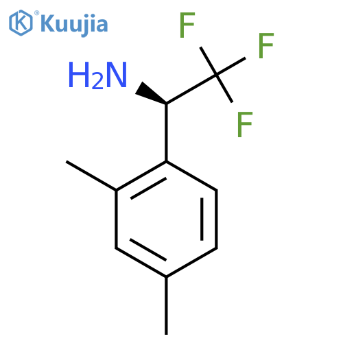 (1R)-1-(2,4-dimethylphenyl)-2,2,2-trifluoroethylamine structure