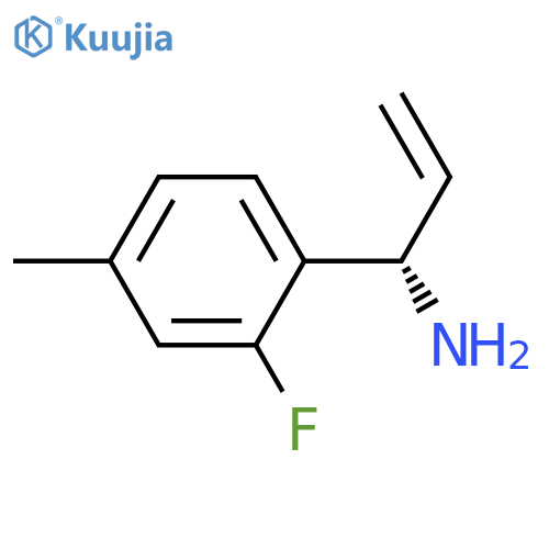 (1S)-1-(2-FLUORO-4-METHYLPHENYL)PROP-2-ENYLAMINE structure