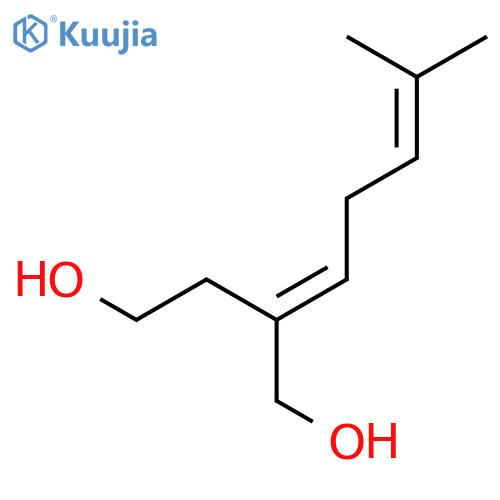 1,4-Butanediol, 2-(4-methyl-3-penten-1-ylidene)-, (2E)- structure