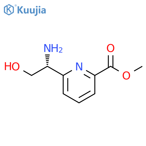 (R)-METHYL 6-(1-AMINO-2-HYDROXYETHYL)PICOLINATE structure