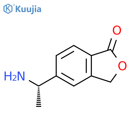 5-[(1S)-1-Aminoethyl]-1,3-dihydro-2-benzofuran-1-one structure