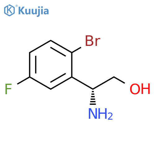 (2R)-2-AMINO-2-(2-BROMO-5-FLUOROPHENYL)ETHAN-1-OL structure