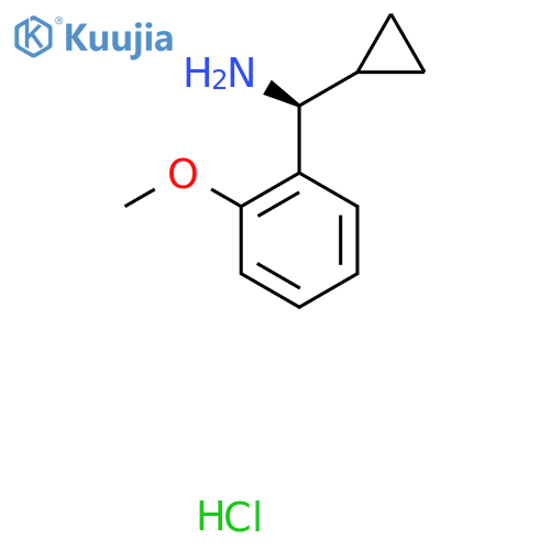 (1S)-1-cyclopropyl-1-(2-methoxyphenyl)methanamine structure