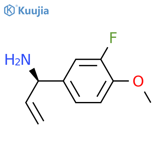 (1R)-1-(3-FLUORO-4-METHOXYPHENYL)PROP-2-ENYLAMINE structure