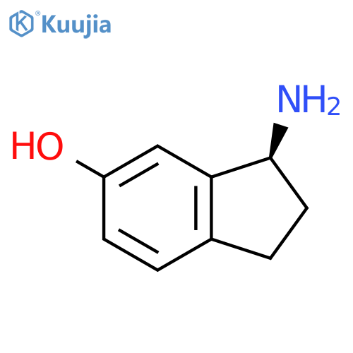 (3S)-3-aminoindan-5-ol structure