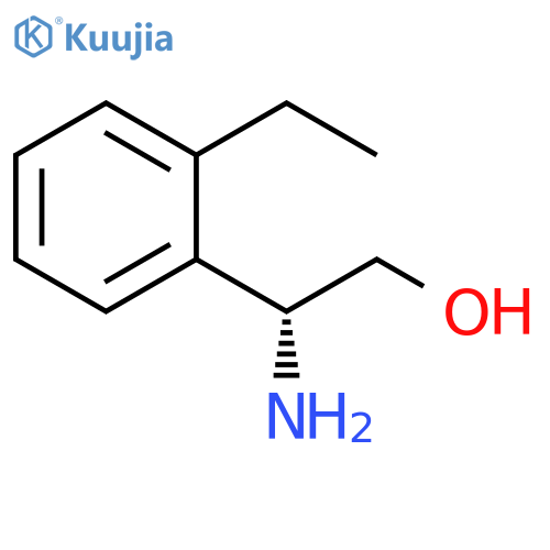 (2R)-2-amino-2-(2-ethylphenyl)ethan-1-ol structure