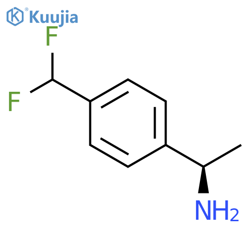 (1R)-1-[4-(DIFLUOROMETHYL)PHENYL]ETHYLAMINE structure