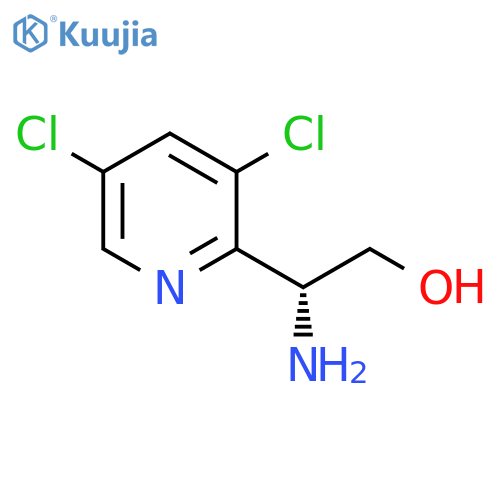 (2R)-2-amino-2-(3,5-dichloropyridin-2-yl)ethan-1-ol structure