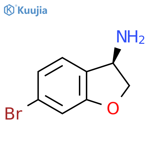 (3R)-6-bromo-2,3-dihydrobenzofuran-3-amine structure