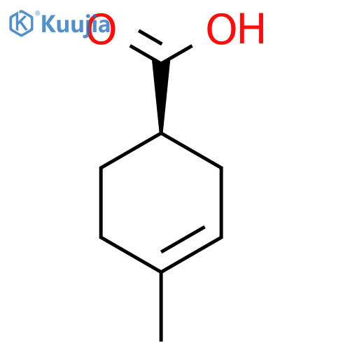 (1R)-4-methylcyclohex-3-ene-1-carboxylic acid structure