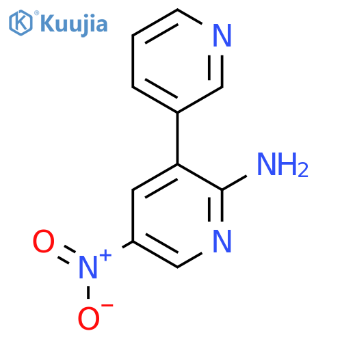 5-Nitro-3-(pyridin-3-yl)pyridin-2-amine structure