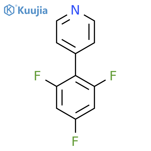 4-(2,4,6-Trifluorophenyl)pyridine structure