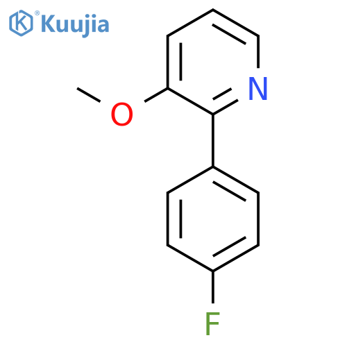 2-(4-Fluorophenyl)-3-methoxypyridine structure